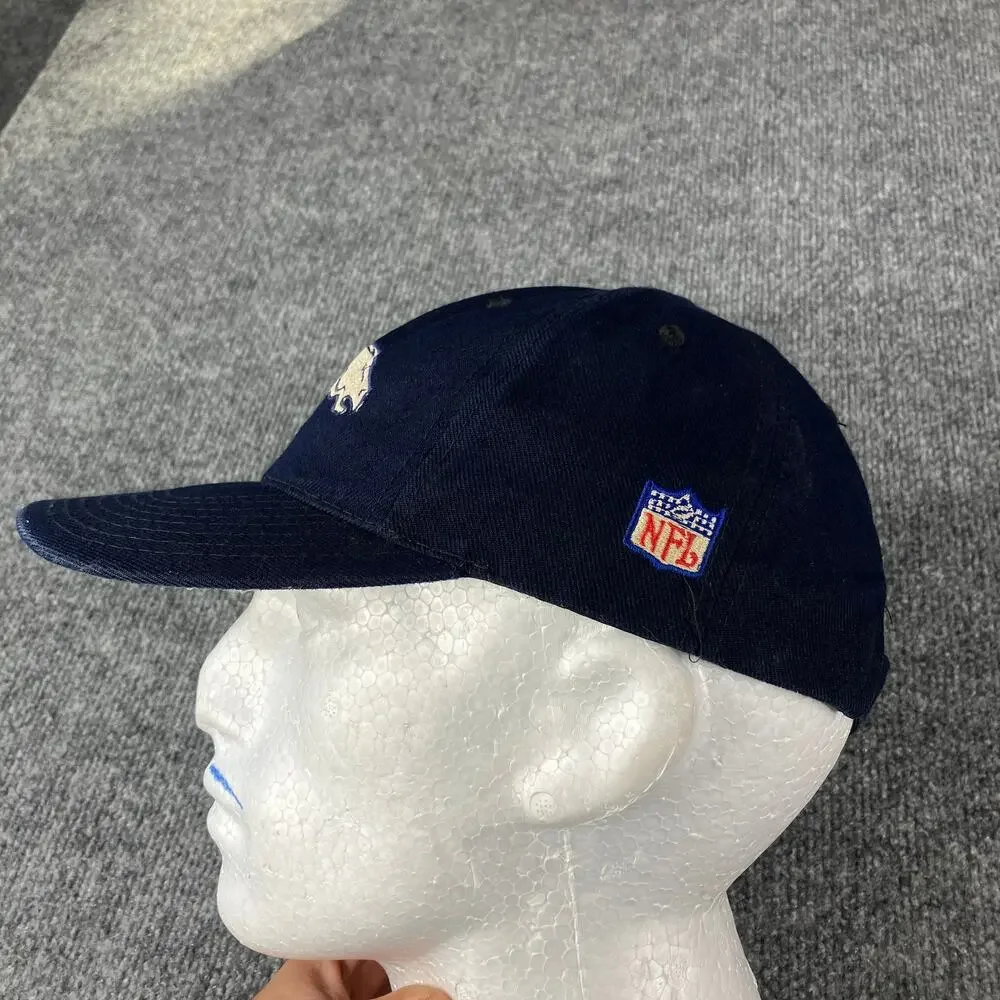 Denver Broncos Hat Navy Blue Adjustable Wool Blend NFL Football Cap‎